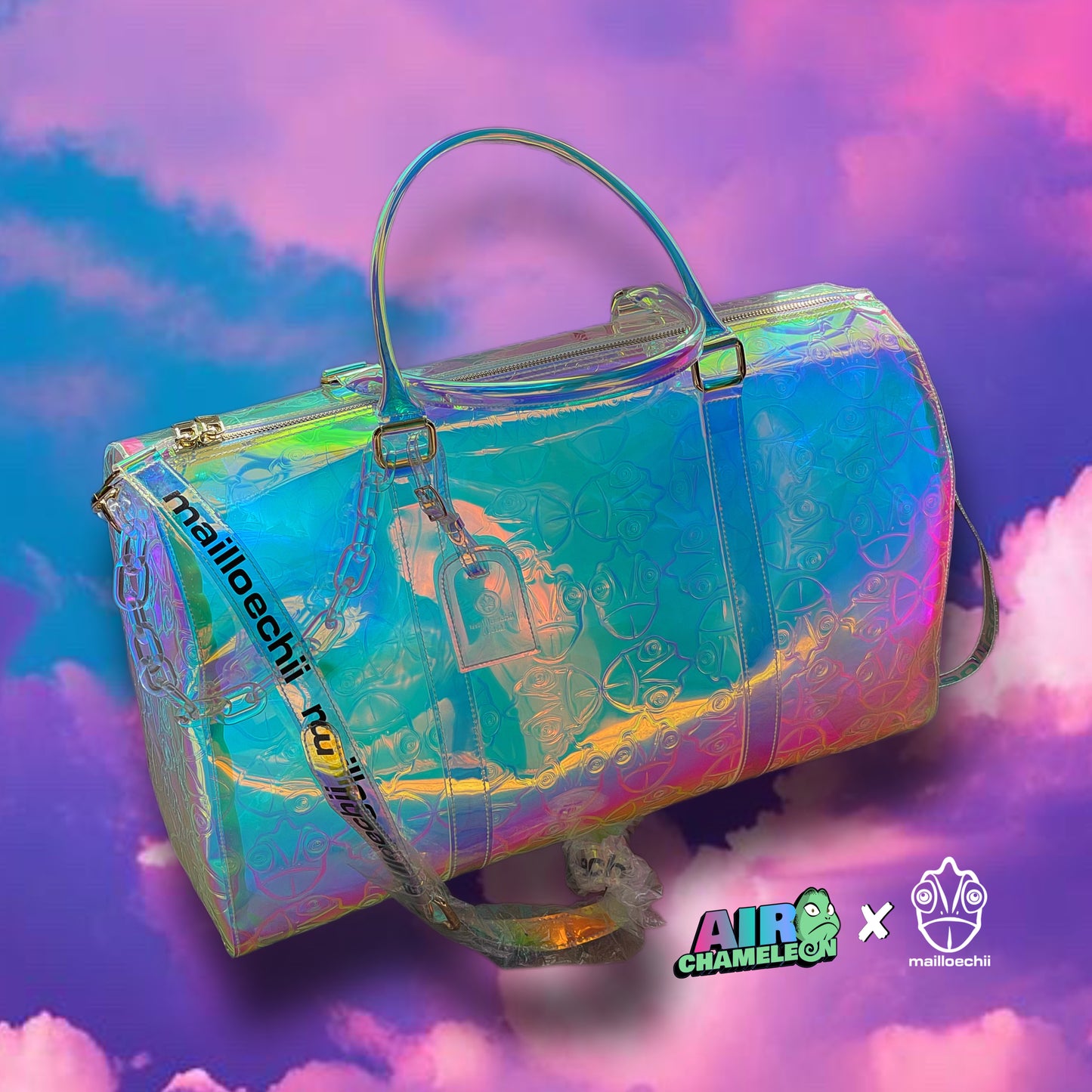 Air Chameleon x Mailloechii Iridescent Duffel Bag