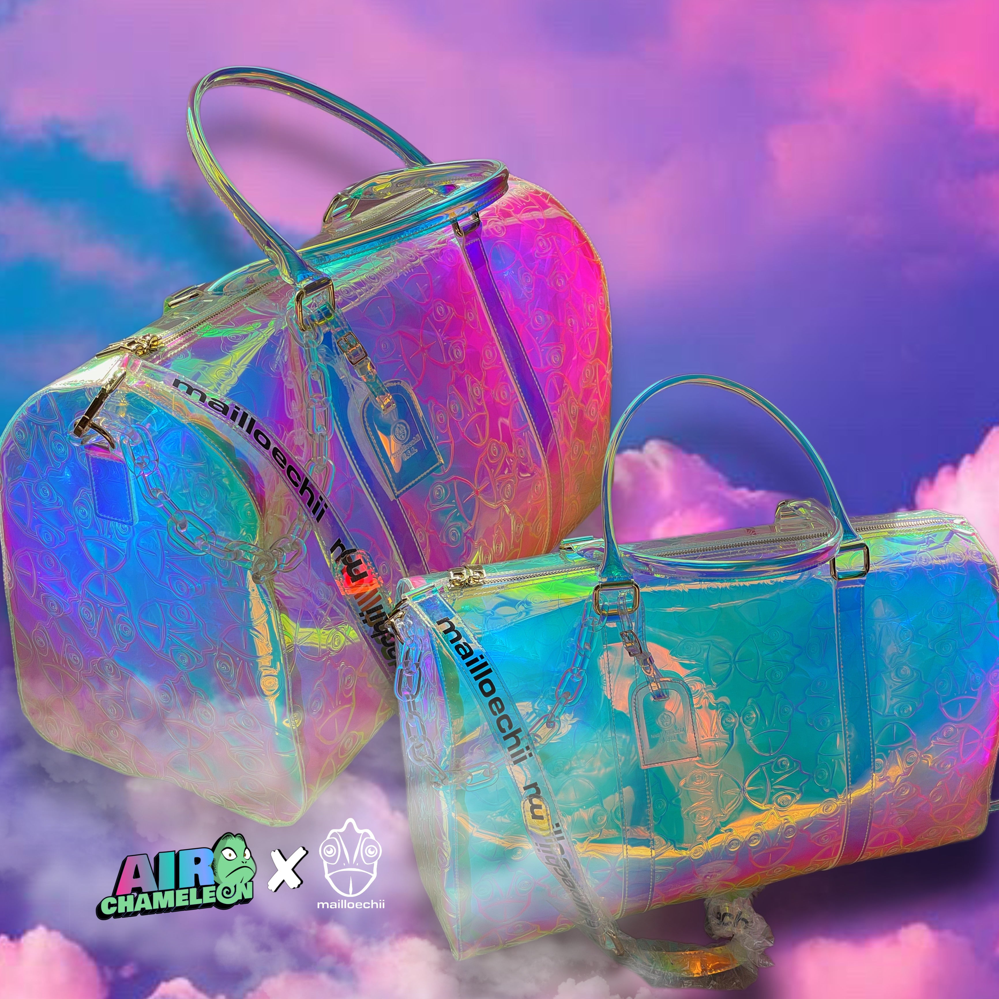 LV iridescent duffle bag  Louis bag, Fashion, Pretty bags